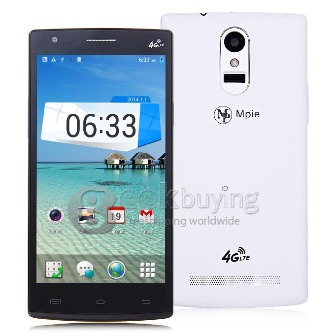 MPIE G7 MTK6582 Quad Core 1.3GHz 5.0inch Smartphone Android4.4 2GB+8GB Fingerprint Identification Dual SIM 4G FDD-LTE-Wh