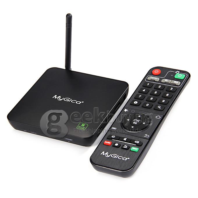 Geniatech MyGica ATV582 4K XBMC TV BOX Amlogic S802-B Quad Core Android 4.4 1G RAM 8G EMMC Bluetooth Dolby Google GMS - Black