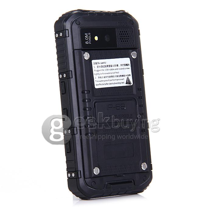 A9 IP68 Android Smartphone Waterproof MTK6582 Quad Core 1.3GHz 4.3