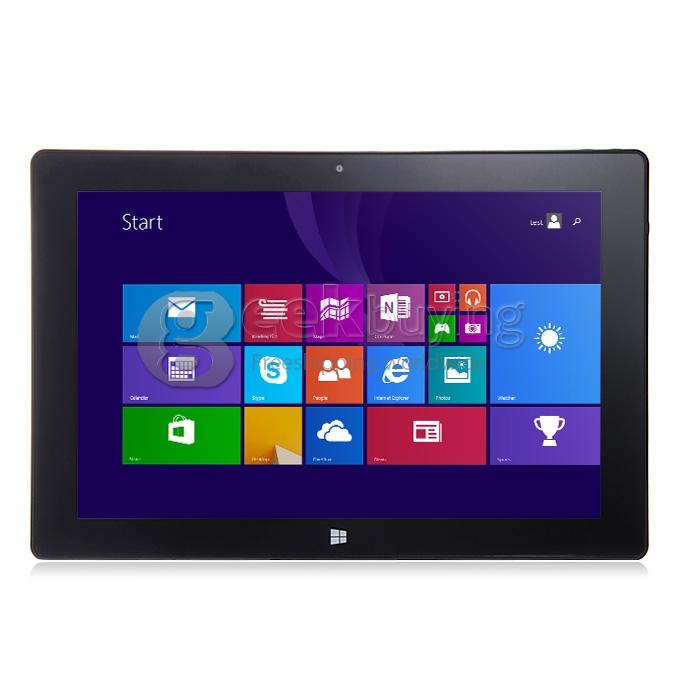 PIPO W3 Windows 8.1 Intel Z3775D Quad Core 2.4 GHz 10.1 Inch 2GB/64GB Tablet PC IPS 1920*1200 WiFi HDMI Bluetooth - Black