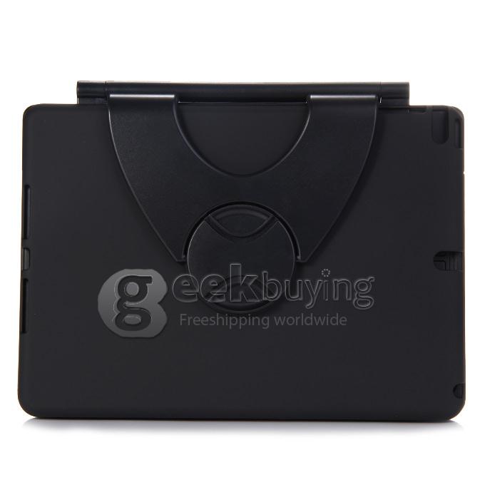 360 Degree Swivel Rotating Stand Bluetooth Keyboard Case Cover For IPad Air 2 iPad 6 - Black