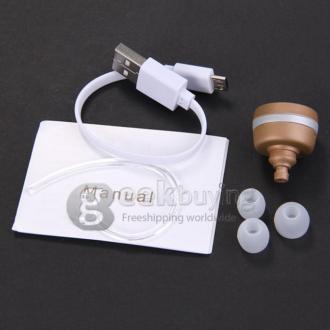 S8 Mini Bluetooth Wireless Sport Handsfree Headset Stereo Earbuds Headphone Earphone for iPhone SAMSUNG - Gold