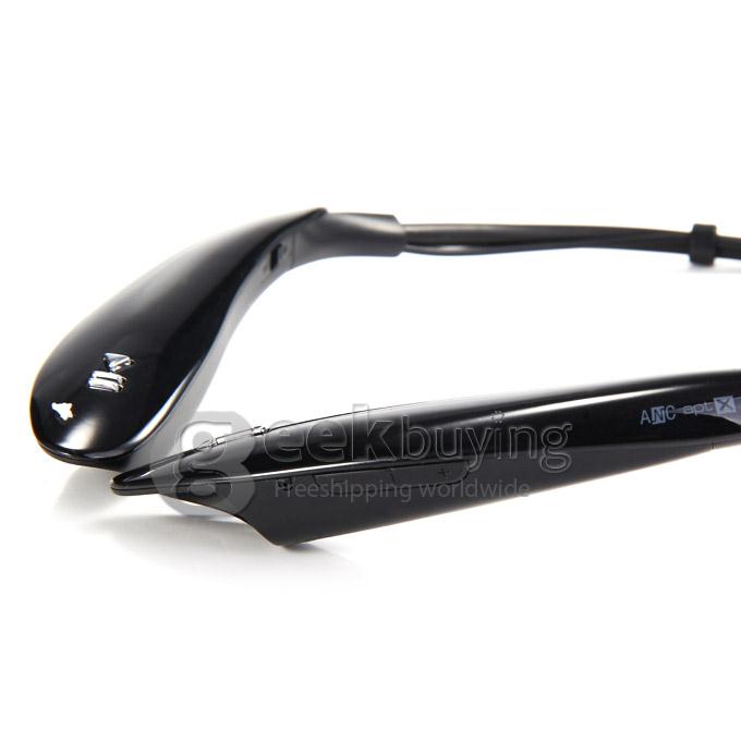 HBS-800 Bluetooth Wireless Headset Headphone Neck Earphone with Mic for iPhone Samsung HTC - Black