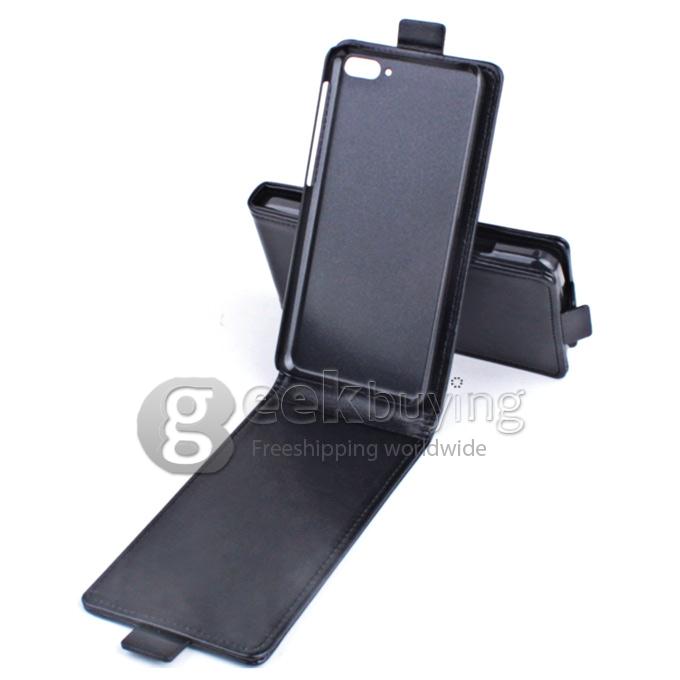 Protective Hard Cover Flip Stand Leather Case for Amazon Fire Phone - Black