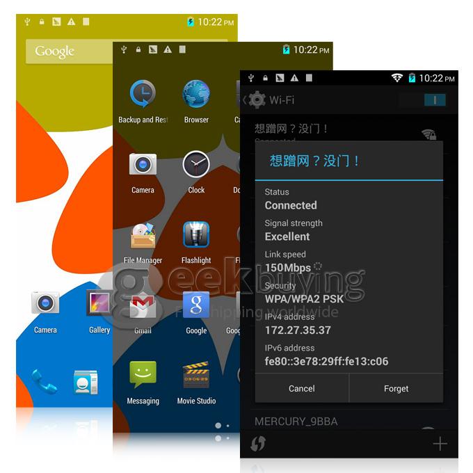 MIJUE T100 MTK6592 Octa Core 1.7GHz 5.5 Inch IPS HD Smartphone Android 4.4 2GB RAM 16GB ROM 15.0MP 5.0MP Gesture S- Whit