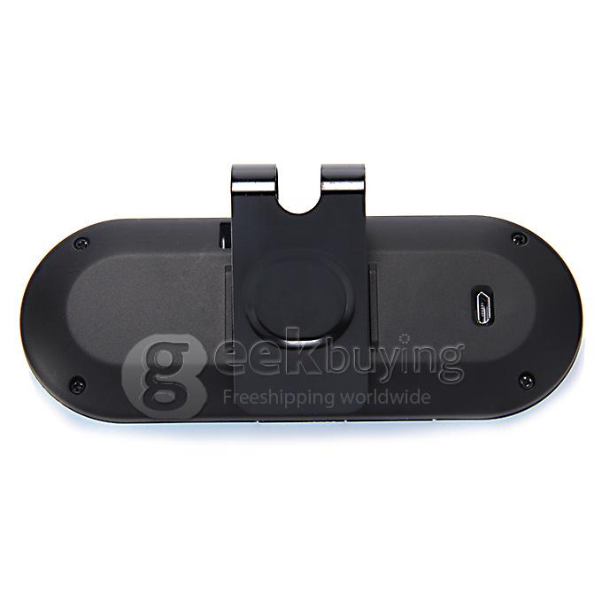 NAT1900 Visor Clip Wireless Multipoint Bluetooth HandsFree Car Kit Speaker Phone Speaker - Blue