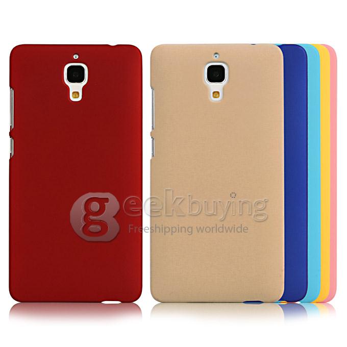 MOSKII Shield PC Back Case Protective Cover for Xiaomi Mi4 M4 - Red