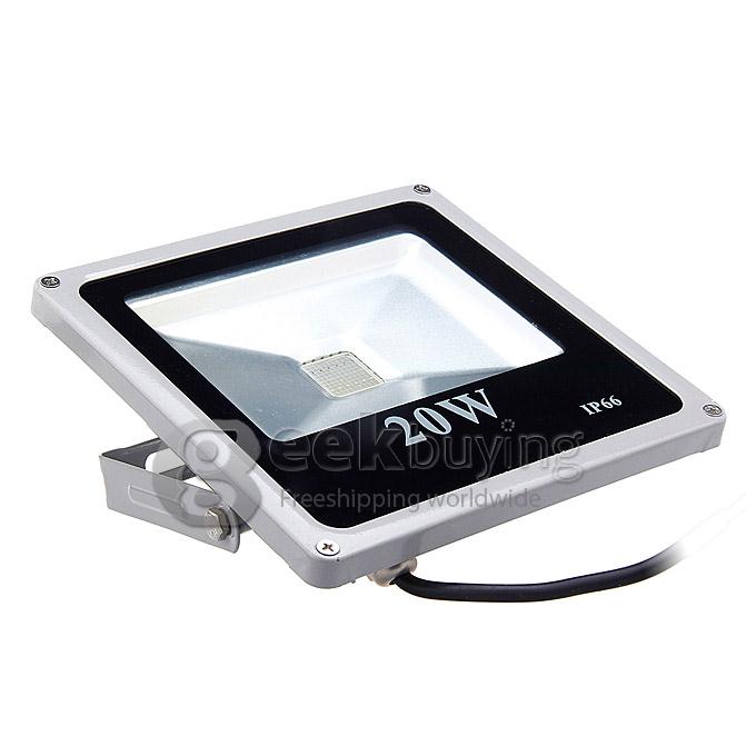 Waterproof IP65 1800Lm 20W LED Flood Light High Power Outdoor Spotlights Lamp AC100-240V - Cold White