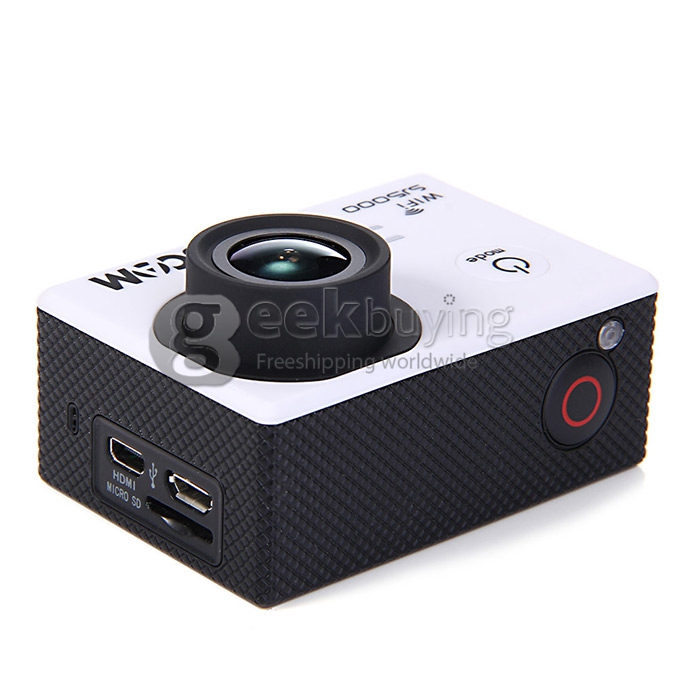 SJCAM SJ5000 WiFi Sports Camera Novatek 96655 14MP 1080P 2.0 Inch 170 Degrees Lens Waterproof Diving HD Camcorder Car DVR - White