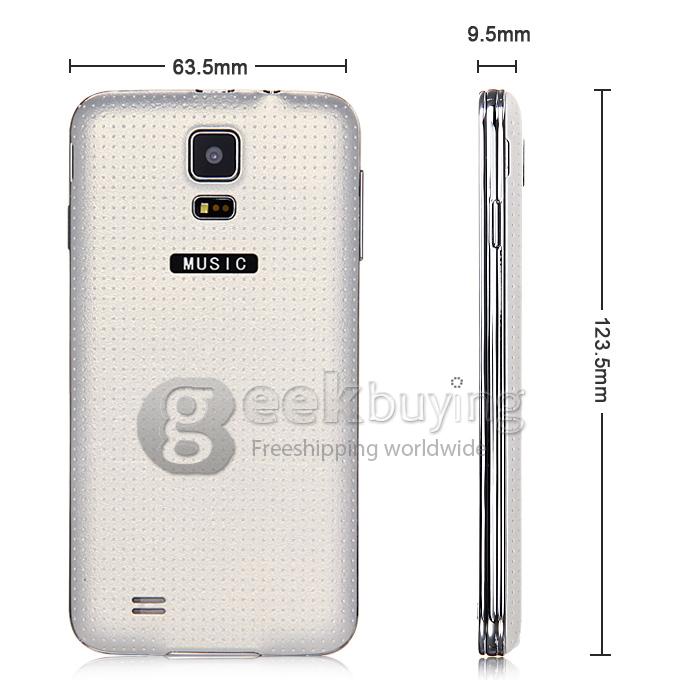 MIXC S5i 4.0Inch Android Phone Spreadtrum SC6820 1.0GHz SmartPhone CPU WVGA Screen Android 4.2 OS Dual Camera- White