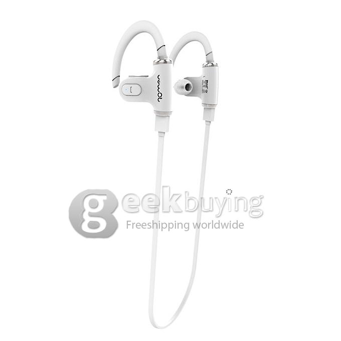 ROMAN S530 Wireless Bluetooth Headphone 4.0 Sports Sweatproof Earbuds Headset Headphone for iPhone6 Samsung - White