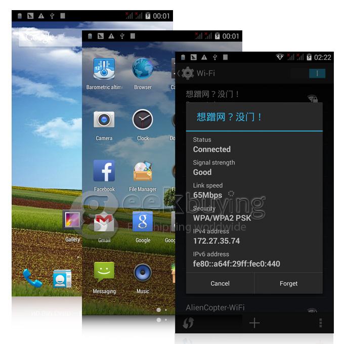 Huadoo V4 IP68 Android 4.4 Smartphone 5.0