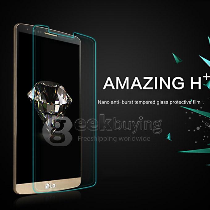 NILLKIN Amazing H+ Toughened Glass Screen Protector Film Cover Arc Edge for LG G3