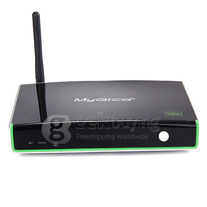 Geniatech MyGica ATV1220T2 XBMC Android TV BOX Built-in DVB-T2 1G RAM 4G ROM Amlogic 8726-MX Dual Core - Black