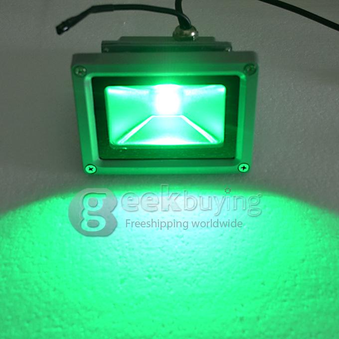 Waterproof RGB 10W LED Flood light High Power Outdoor Spotlights Lamp AC85-265V + IR Remote