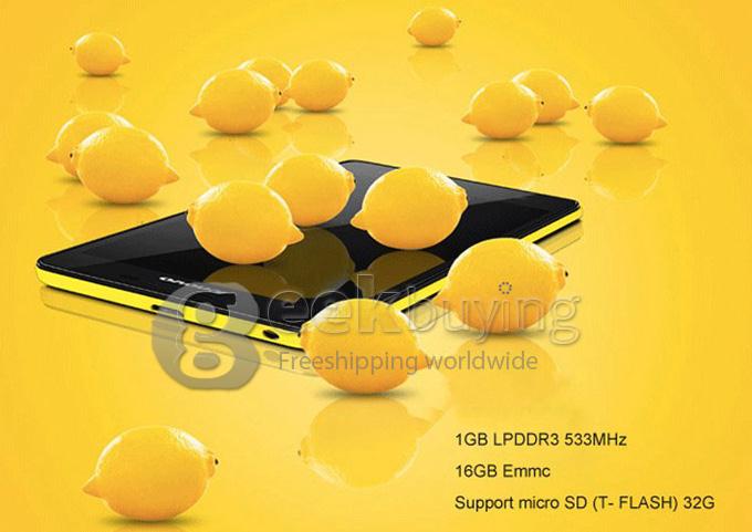 Lenovo Lemo K3 Qualcomm MSM8916 Quad Core 64bit 4G LTE Smartphone 5.0inch IPS HD Android 4.4 1GB RAM 16GB ROM 8MP Camera