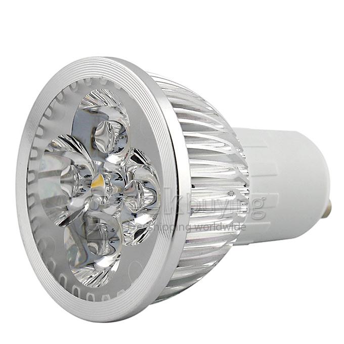 4W U10 4LEDs Spot Light Downlight Lamp Bulb AC100-240V(10pcs) - Warm White