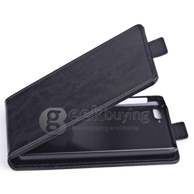 Protective Hard Cover Flip Stand Leather Case for Amazon Fire Phone - Black