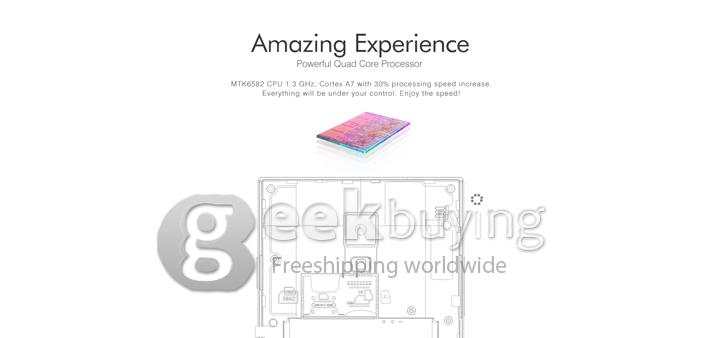 LEAGOO Lead 1i MTK6582 Quad Core 1.3GHz 5.5Inch Smartphone Android4.4 1GB+8GB 13.0MP 5.0MP IPS HD 3G/GPS/OTG - Red