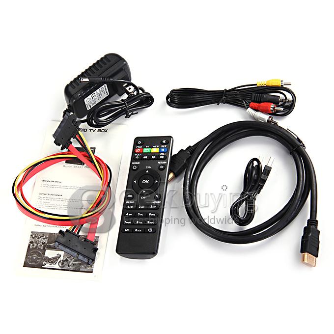 CS-Q8 A80 Octa Core Android Mini PC XBMC 4K 2GB RAM 16GB ROM 2.4G/5G 802.11AC WIFI USB 3.0 BT H.265 SATA 1000M Ethernet