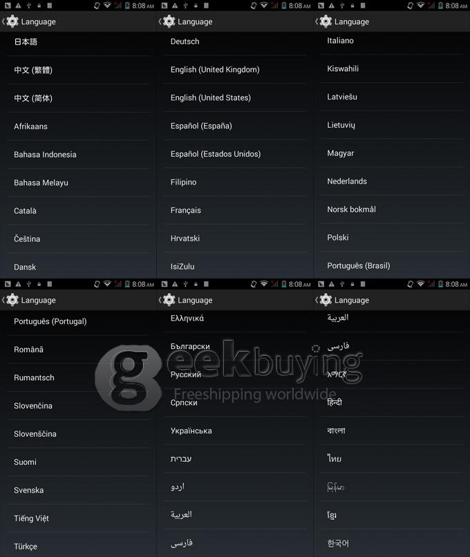 Ulefone L55 5.5 Inch QHD MTK6582M+6290 Quad Core 1.3GHz Smartphone Android 4.4 1GB RAM 8GB ROM 8.0MP 2.0MP 4G- Dark Blue