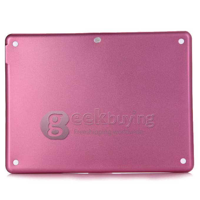 New Portable Keyboard for iPad Air 2 th Bluetooth Keyboard 360 Rotating 180 Flip - Pink