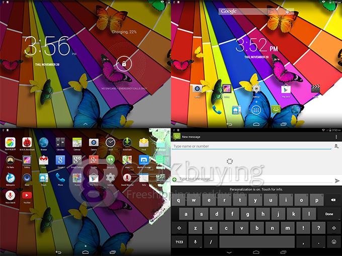 AM984 MTK8382 Quad Core 9.7 Inch Tablet PC Android 4.4 OS 3G Call 1GB/16GB IPS 1024*768 BT - Silver