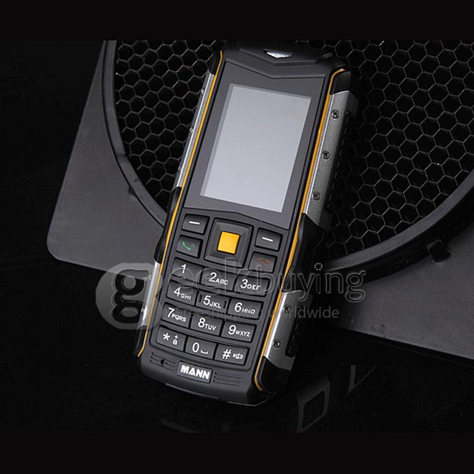 MANN ZUG S IP67 Waterproof Rugged Phone Dustproof Shockproof Dual SIM Cards GSM Cell Phone - Yellow