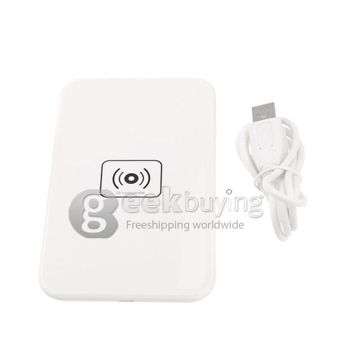 QI Wireless Charging Charger Pad Wireless Charger Receiver for Samsung Galaxy Note Edge N915V N915P N915T N915A - White