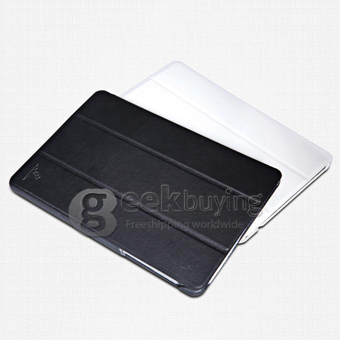 NILLKIN Sparkle Polycarbonate Flip Stand Leather Case for Google HTC Nexus 9 Tablet PC - Black