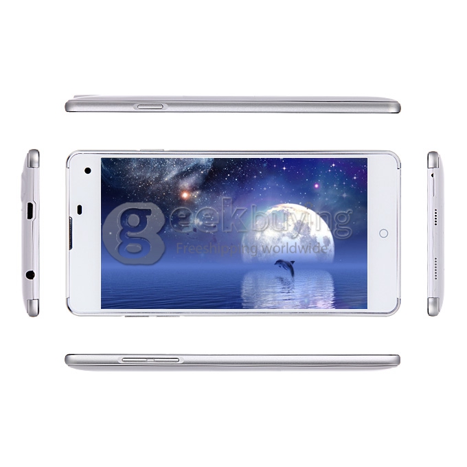 Elephone G7 5.5 Inch 1280*720 MTK6592M Octa Core 1.4GHz Smartphone Android 4.4 1GB 8GB 13.0MP 8.0MP IPS HD Screen-Silver