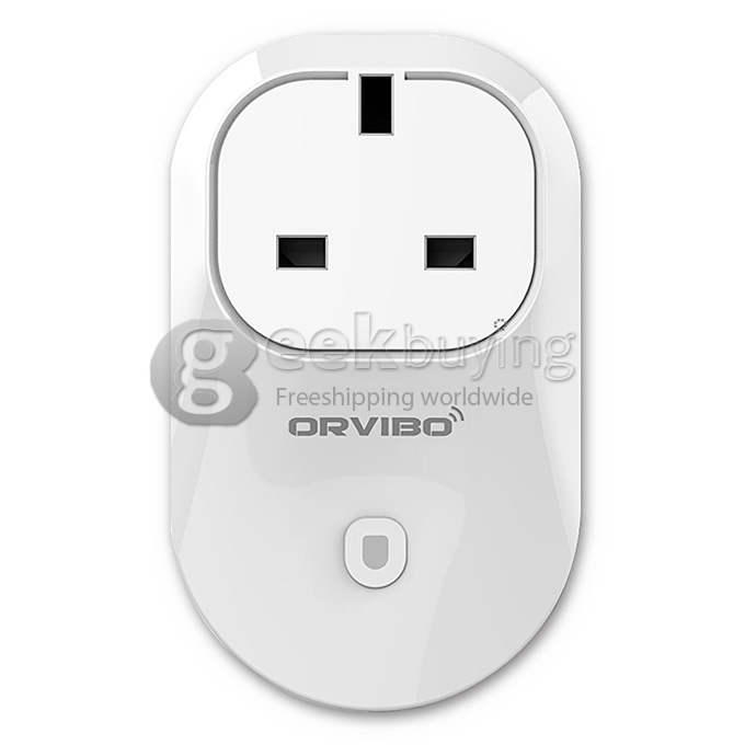 Orvibo Wiwo-S20 WIFI Smart Home Wall Socket Connects AC 110-240V 10A 2000W for Iphone Android (UK plug) - White