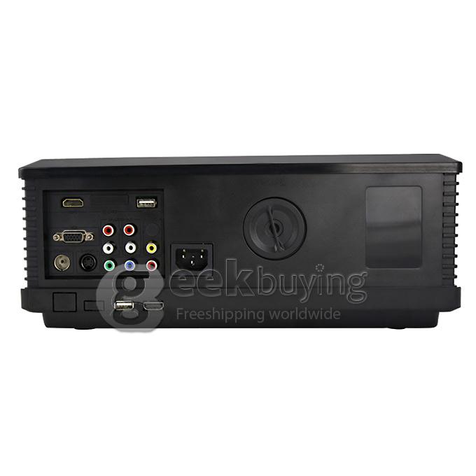 ProHome PH580S LED Projector Multimedia HD 1080P 1280*800 3200 Lumens HDMI USB VGA for Smartphone Home Theater Black
