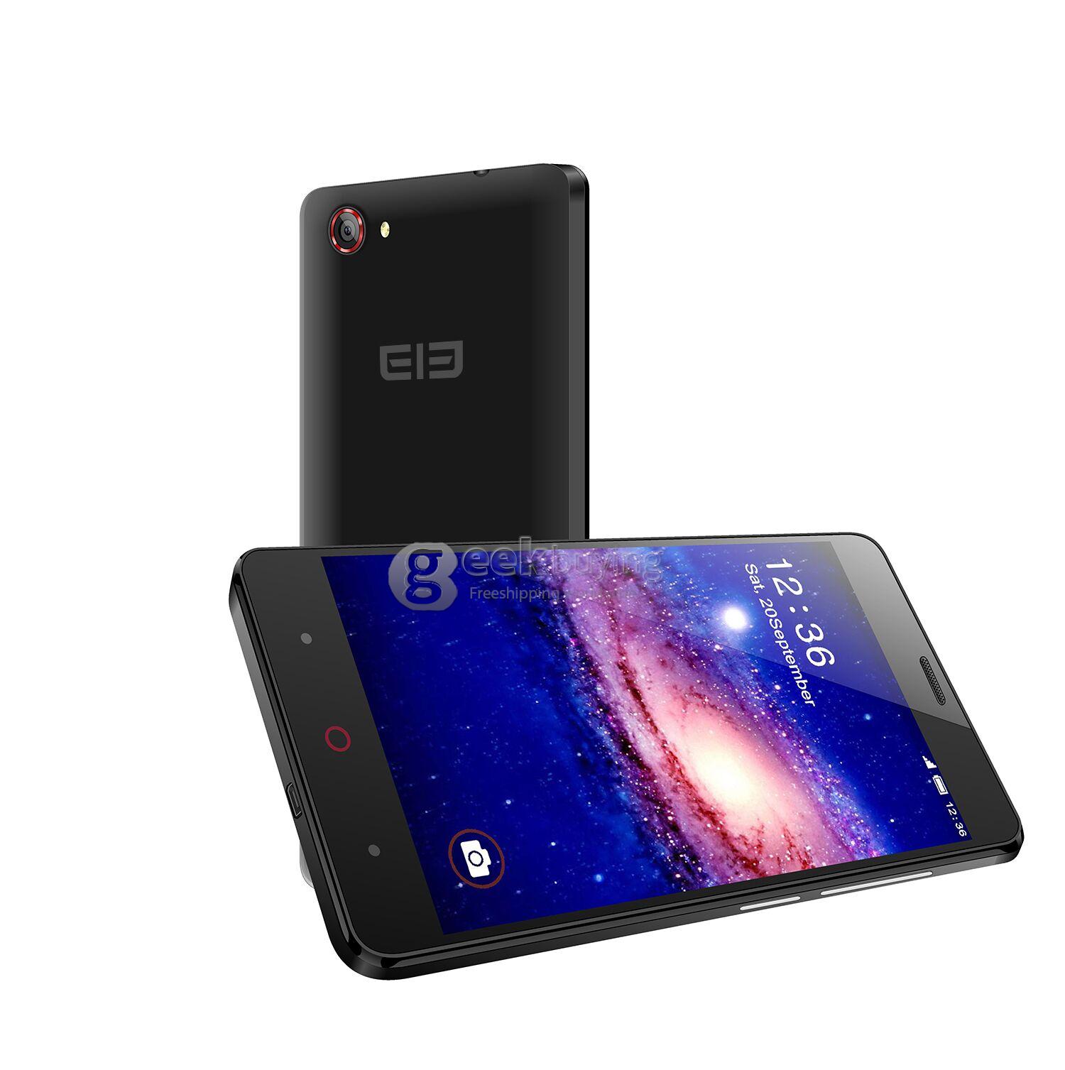 Free Shipping Elephone G1 4.5 inch Android Phone FWVGA IPS MTK6582M Quad Core Android 4.4 Smartphone 4GB ROM 5MP GPS WIFI - Black