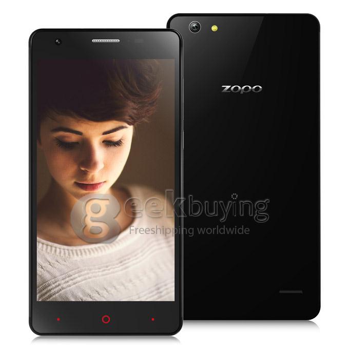 ZOPO Focus ZP720 5.3inch Android Phone IPS HD Screen 64-bit 4G LTE Smartphone MTK6732 Quad Core 1.5GHz 1GB 16GB 13.2MP - Black