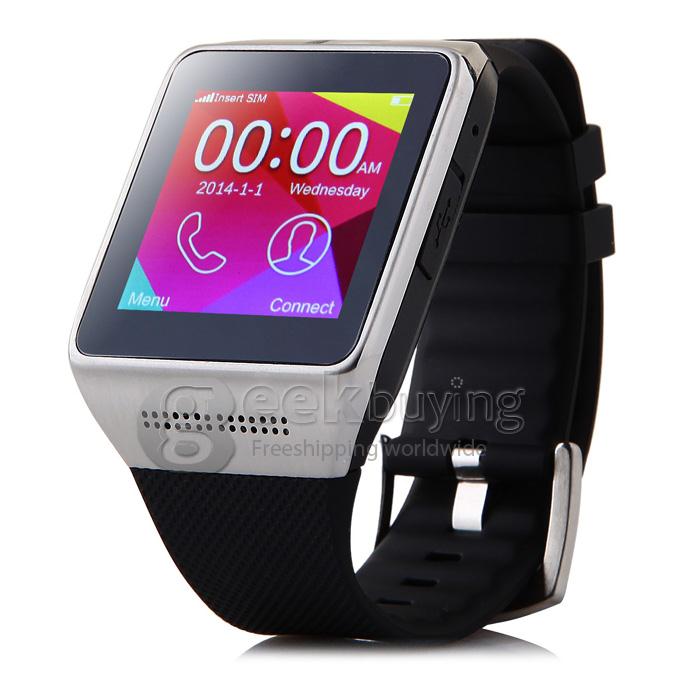 Atongm W008 Smart Watch Phone Bluetooth Watch 1.54 Inch Pedometer Anti-lost SIM Card Slot Sync Smart Devices - Silver