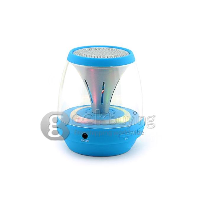 Mini 009 Bluetooth Glare Magic Lamp Speaker Audio Wireless Subwoofer Support TF Card Hands-free Call - Blue