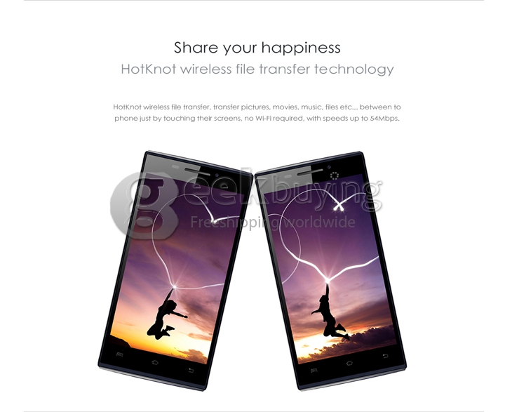DOOGEE F1 TURBO Mini 4.5 Inch Android 4.4 Phone MTK6732 Quad Core 1.5GHz 8.0MP 1GB 8GB FDD-LTE 4G Smartphone - Dark blue