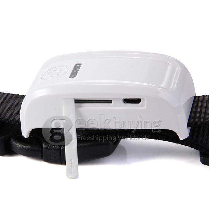 KH-909 Waterproof GPS / GSM Pet Data Tracker Recorder For Cat Dog with Collar (EU Plug) - Black