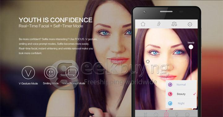 ZOPO Focus ZP720 5.3inch Android Phone IPS HD Screen 64-bit 4G LTE Smartphone MTK6732 Quad Core 1.5GHz 1GB 16GB 13.2MP - White