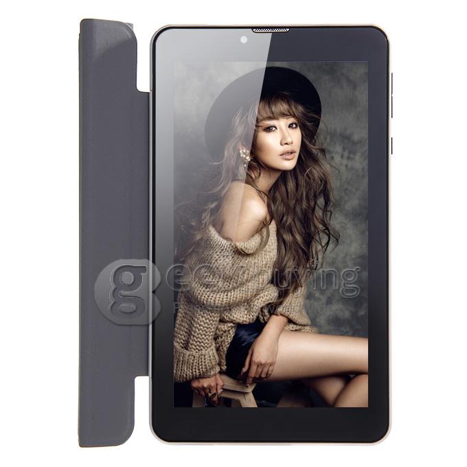 F729-6 3G Phone Call 7 Inch Tablet PC Android 4.2 MTK6572 1024*600 Pixels Capacitive Screen BT - White