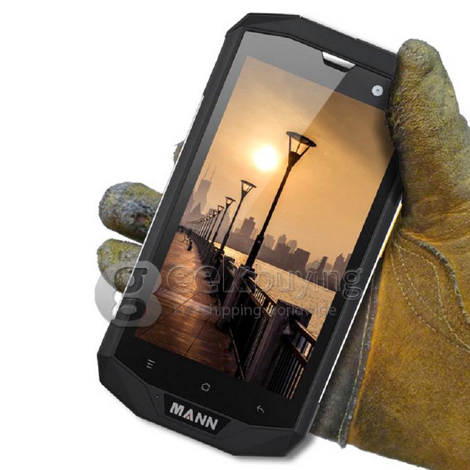 MANN ZUG 5S IP67 5.0inch Waterproof Rugged Phone Android 4.4 1GB 8GB Qualcomm MSM8926 Quad Core 1.2GHz 8.0MP 4G LTE-Gold