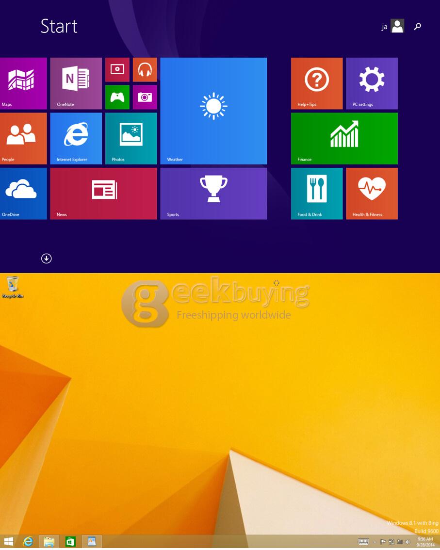 Ainol Novo W8 8 Inch Windows 8.1 OS Tablet PC 1280*800 Quad Core 2GB/32GB GPS IPS Capacitive Screen - Black
