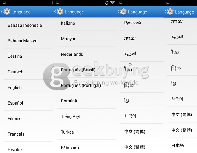 Elephone G7 5.5 Inch 1280*720 MTK6592M Octa Core 1.4GHz Smartphone Android 4.4 1GB 8GB 13.0MP 8.0MP IPS HD Screen-Silver