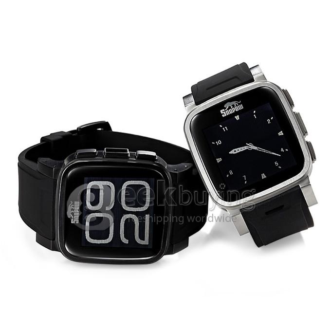 Snopow W1 Smart Watch Phone Bluetooth Watch IP68 1.6 inch 3.0MP Camera SIM Card Anti-lost Pedometer - Black