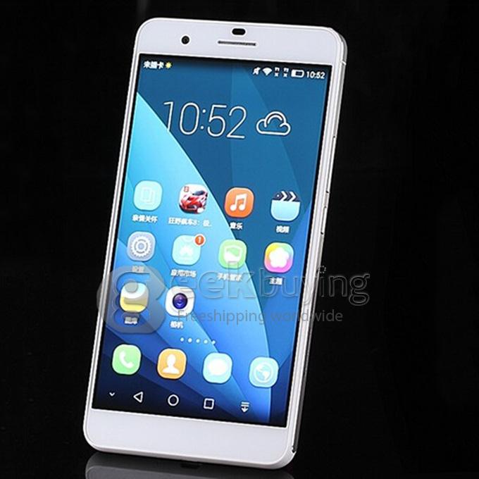 HUAWEI Honor 6 Plus 5.5Inch Android 4.4 Phone Kirin 925 Octa Core 1.8GHz Smartphone 3GB 16GB FHD OGS 4G FDD LTE - White