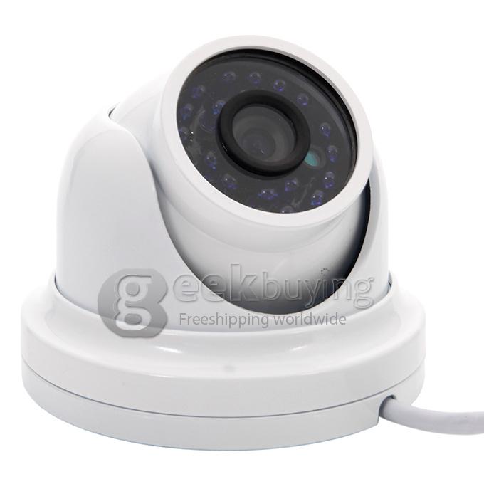 CN-563 1.0 Megapixel HD 720P Network 24pcs 5 LED lights IR-cut Camera Max 20Meter (EU Plug)