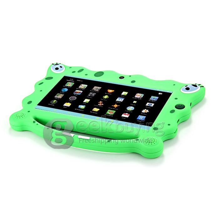 7C08 7 Inch A23 Android 4.4 Tablet PC 8G ROM Children's Tablet(can be controlled by the parents) Dual Cameras - Green