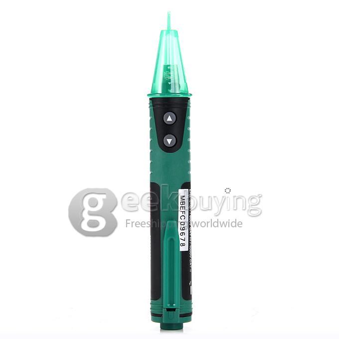 Mastech MS8902B Non-contact 20V-600V Professional AC Voltage Detector and Metal Detector Tester Meter -Green
