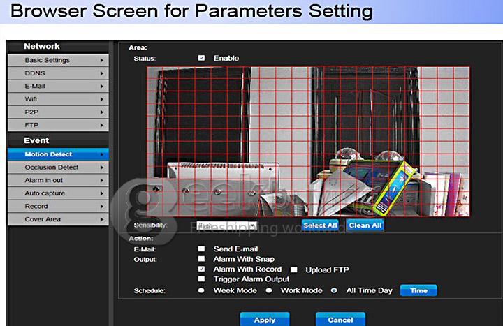 IPCC-B24 2.0 Megapixel Full HD 1080P Wireless Network IR-Bullet Camera(US Plug)